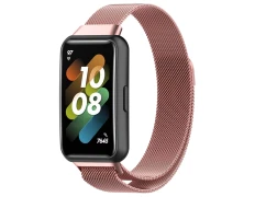 Correa Milanesa Magnética Rosa Huawei Band 7 - CROCOCASE