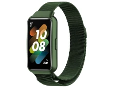 Correa Milanesa Magnética Verde Bosque para Huawei Band 7