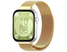 Correa Milanesa Magnética para Huawei Watch Fit 3 Dorado - Marca CROCOCASE
