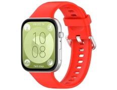 Correa de silicona Rojo para Huawei Watch Fit 3 - Marca CROCOCASE
