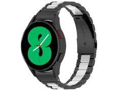 Correa Metal Eslabones Samsung Galaxy Watch 4/5/6 Negro+Plata - CROCOCASE