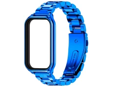 Correa Metal Xiaomi Mi Smart Band 8 Active / Redmi Smart Band 2 Azul - Eslabones