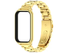 Correa Metal Eslabones Xiaomi Mi Smart Band 8 Active / Redmi Smart Band 2 Dorado - CROCOCASE