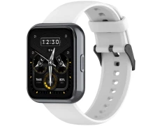 Correa de silicona Realme Watch 3 / 3 Pro Blanco - Accesorio para Smartwatch