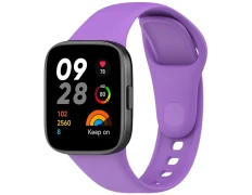 Correa de silicona Morado para Xiaomi Redmi Watch 3 - Marca CROCOCASE