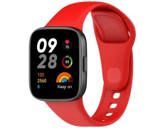 Correa de silicona Roja para Xiaomi Redmi Watch 3 - CROCOCASE