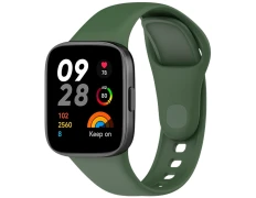 Correa de Silicona Verde Xiaomi Redmi Watch 3 - Marca CROCOCASE Accesorio Smartwatch