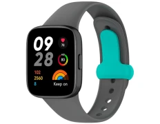 Correa de Silicona Xiaomi Redmi Watch 3 Sports Gris - CROCOCASE Accesorio Smartwatch y Smartband