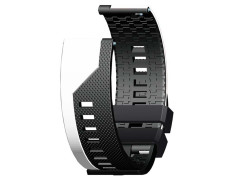 Correa Universal Stripe 22mm para Smartwatch Xiaomi/Amazfit/Samsung/Huawei/Realme/Ticwatch - Negro