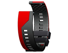 Correa Universal 22mm para Smartwatch Xiaomi/Amazfit/Samsung/Huawei/Realme/Ticwatch - Marca CROCOCASE - Rojo
