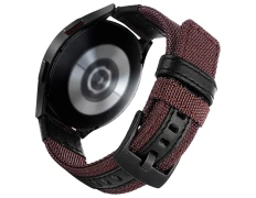Correa Universal Nailon Ajustable Café 22mm para Smartwatch Xiaomi Amazfit Samsung Huawei Realme Ticwatch