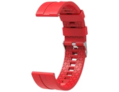 Correa Universal de Silicona Roja 22mm para Smartwatch Xiaomi/Amazfit/Samsung/Huawei/Realme/Ticwatch