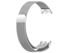 Correa Milanesa Magnética Plata para Xiaomi Mi Smart Band 9 / Mi Smart Band 8