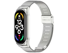Correa Xiaomi Smart Band 7 Milanesa Clip Plata - CROCOCASE
