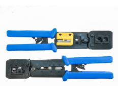 CRIMPADORA RJ45 RJ11 RJ12 PARA CONECTOR MODULAR DE PASO