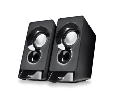Altavoces NGS SB210 2.0 con Alimentación USB Jack 3.5mm, 12W y Control de Volumen - Color Negro