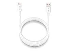 CABLE USB-C a USB-C 1M NGS ZYRO 60W-1 Blanco USB 2.0 60W