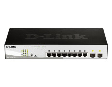D-LINK SWITCH 8 PUERTOS Gigabit c/2 Combo 1000BaseT/SFP PoE