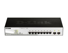 Switch D-Link 10 Puertos Ethernet Gigabit PoE