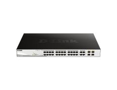 D-LINK SWITCH 28 PUERTOS 10/100/1Gbit con 4 Combo 1000BaseT/SFP PoE
