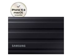 Disco Externo SSD Samsung Portable T7 Shield 4TB/ USB 3.2/ Negro