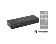 DOCKING USB-C 13 en 1 CONCEPTRONIC - HDMI Thunderbolt USB-A USB-C AUDIO RJ45 GBE PD96W