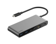 DOCKING BELKIN USB-C CONECTIVIDAD 2.5Gb PD 100W HDMI RJ45 USB-A SD MICROSD