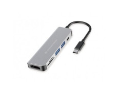 DOCKING USB-C CONCEPTRONIC DONN02 1xHDMI 1xUSB-C PD 60W 2xUSB-A 3,0 1xLECTOR SD 1xLECTOR MicroSD