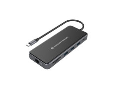 DOCKING USB-C CONCEPTRONIC DONN15G 2xHDMI 1xVGA 1xUSB-C 2xUSB-A 3.0 1xUSB-A 2.0 1xJACK 1x1Gb RJ45 1x