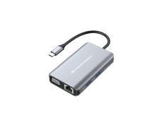 DOCKING CONCEPTRONIC USB-C DONN21G HDMI VGA USB 3.0 LAN GIGABIT USB-C CARGA 100W