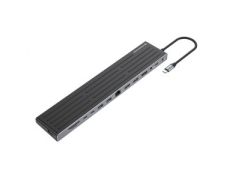 DOCKING USB-C CONCEPTRONIC DONN32B 2xHDMI 1xDP 2xUSB-C PD 100W 3xUSB-A 5GB 1xSD 1xMicroSD 1xRJ45