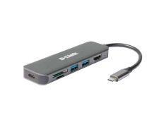 DOCKING USB-C D-LINK DUB-2327 HDMI 4K USB3.0 USB-C PD 60W LECTOR TARJETAS