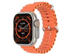 DT NO.1 Ultra 3 Pro Naranja Smartwatch con Pantalla AMOLED de 2.04 Pulgadas