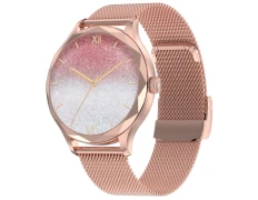 Reloj Inteligente DT NO.1 DT Diamond Dorado con Correa Metálica
