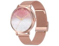 Reloj Inteligente DT NO.1 DT S Dorado con Correa Metálica