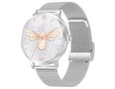 Reloj inteligente DT NO.1 DT S Plata con Correa Metálica
