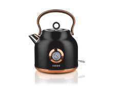 HERVIDOR ELECTRICO ART DECO HAEGER 1.7L 2200W NEGRO INOX