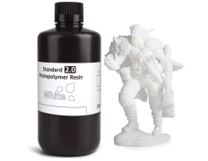 ELEGOO Resina Estándar v2.0 Blanco 1KG para Impresoras 3D de Resina LCD