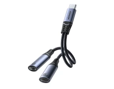 Adaptador Joyroom USB-C a 2x USB-C 2 en 1