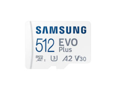 Samsung Micro SD 512 GB EVO+ + Adaptador Class 10