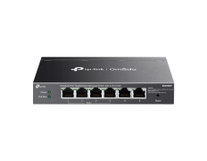 Switch Semigestionable TP-LINK Omada ES206GP 6P 4xLANGb PoE+ 2xLANGb 65W TOTAL METAL