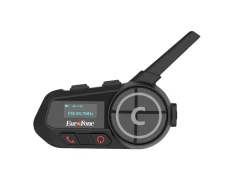 EuroFone S6-SC-B Full Duplex para 6 conductores - Intercomunicador para Motocicletas Avanzado