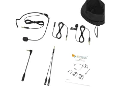 Fifine C1 Micrófono de Solapa con Headset - Mejora tus grabaciones con audio nítido