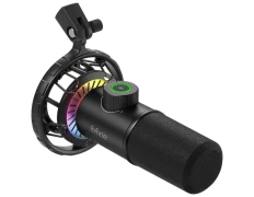 Fifine K658 RGB Micrófono USB para Grabación y Transmisión en PC - Calidad de Audio Profesional