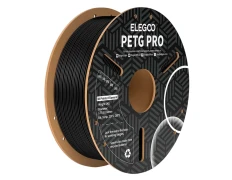 ELEGOO PETG Pro Negro 1.75mm - Filamento para Impresoras 3D FDM, Bobina 1kg