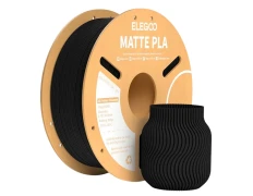 ELEGOO PLA MATTE Negro Mate para Impresoras 3D FDM - Filamento 1.75mm Bobina de 1kg