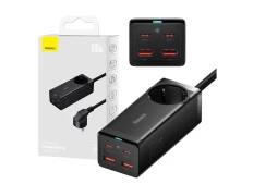 Cargador Baseus 100W con Enchufe y 2xUSB-A + 2xUSB-C