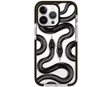 Funda iPhone 16 Pro Black Kingsnake de CROCOCASE