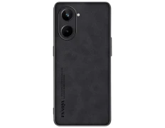 Funda de Cuero PU Realme 10 en Negro - Marca Crococase