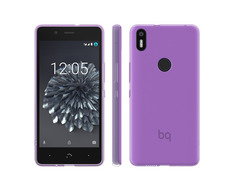 Funda Gummy BQ Aquaris X5 Plus Violeta